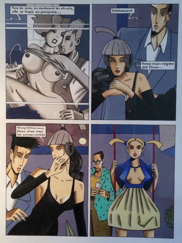 Linda Aime l'Art by Philippe Bertrand - Comic Strip