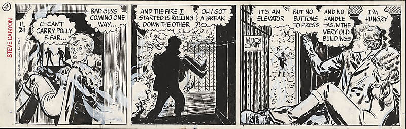 Milton Caniff, Steve Canyon 11/24/1977 - Comic Strip