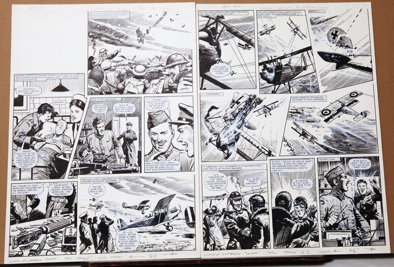 Bill Lacey, Mike Butterworth, Eagles over the Front  - Célébration de la 1ère guerre mondiale ... - Comic Strip