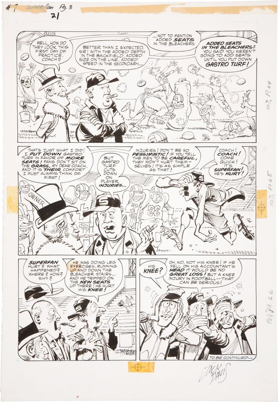 Superfan #7 page 3 by Jack Davis - Comic Strip