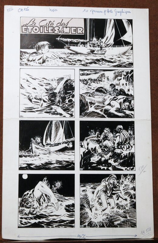 Kline, Maurice Limat, La cité des étoiles de mer ...planche 18 - Planche originale