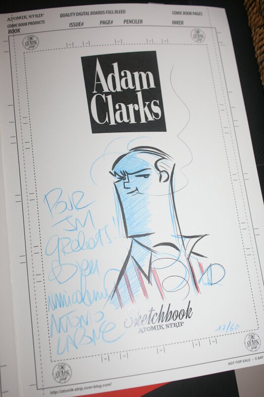 Antonio Lapone, Adam Clarks Sketchbook - Dédicace