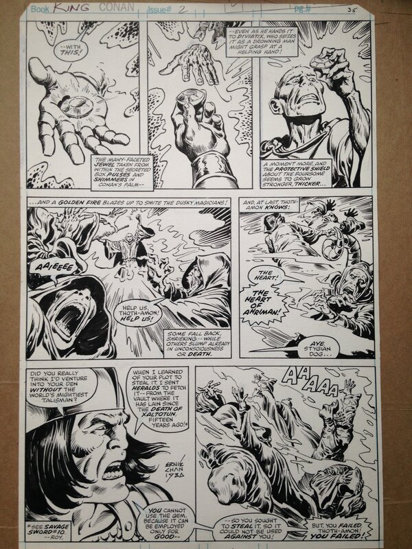 John Buscema, Ernie Chan, King Conan # 2 (1980) - Comic Strip