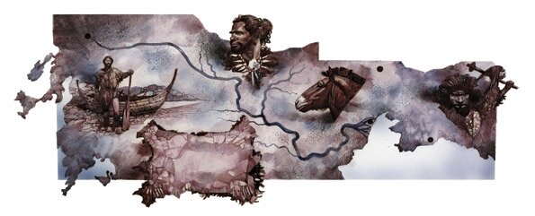 Temporary Title by Sergio Toppi - Original Illustration