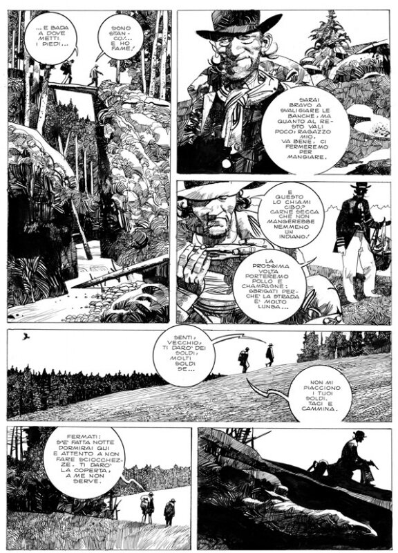 Sergio Toppi, Una volta sola nella vita - Comic Strip