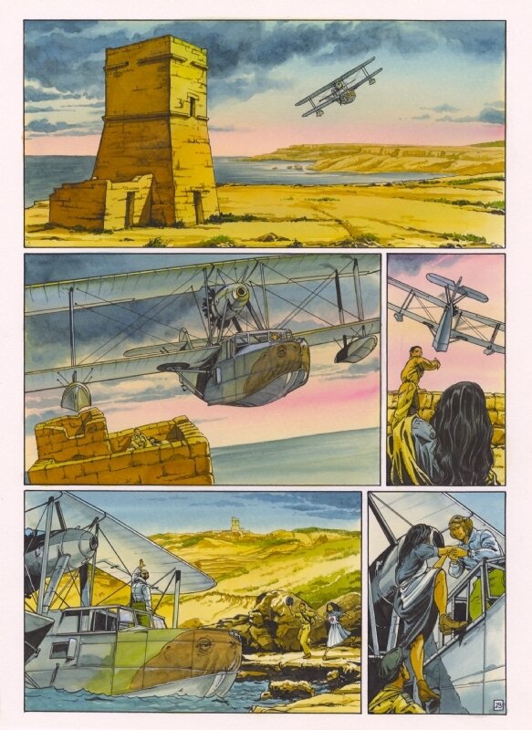 Le Faucon du désert by Franz Zumstein - Comic Strip
