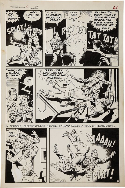Wally Wood, Dan Adkins, T.h.u.n.d.e.r. Agents #16 Dynamo Page 8 (Tower, 1967) - Comic Strip
