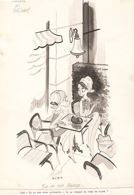 Les Parisiennes par Kiraz - Illustration originale