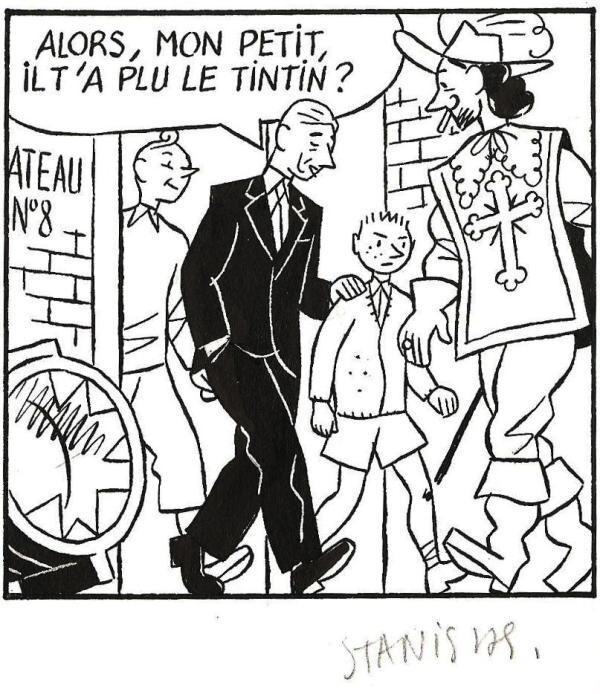 Stanislas - Les Aventures d'Hergé (1999) - Original art