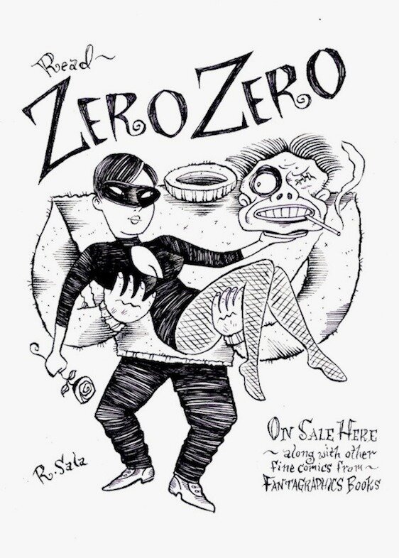 Zero Zero alternative ad par Richard Sala - Comic Strip