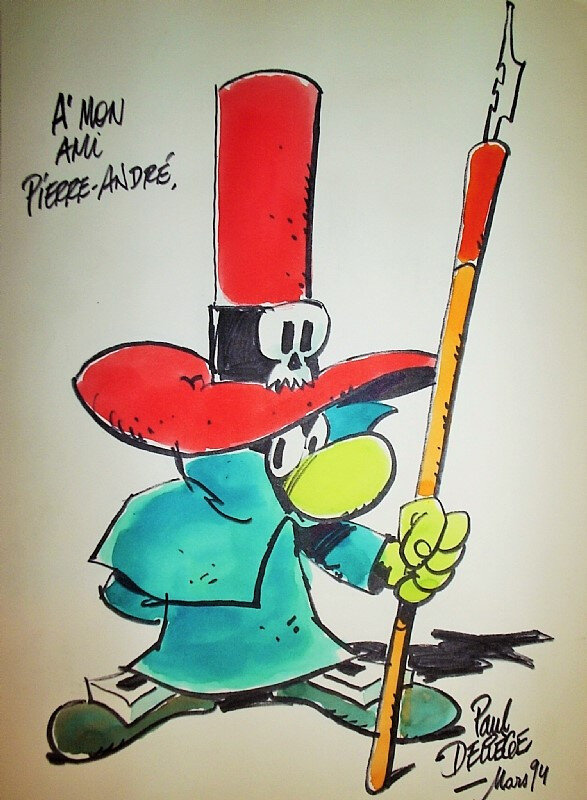 Un Kroston, 1994. by Paul Deliège - Sketch