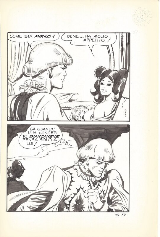 Biancaneve #10 p57 par Leone Frollo - Planche originale