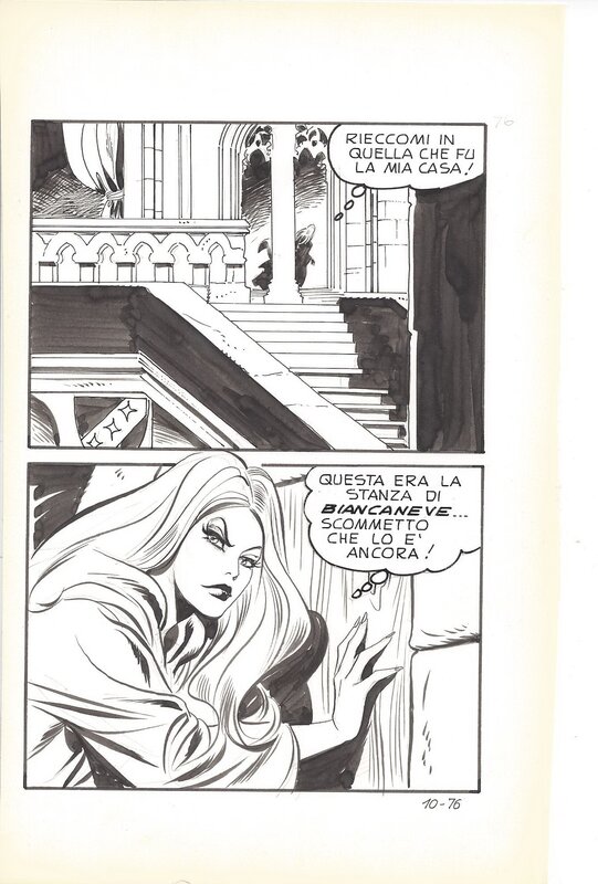 Biancaneve #10 p76 par Leone Frollo - Planche originale