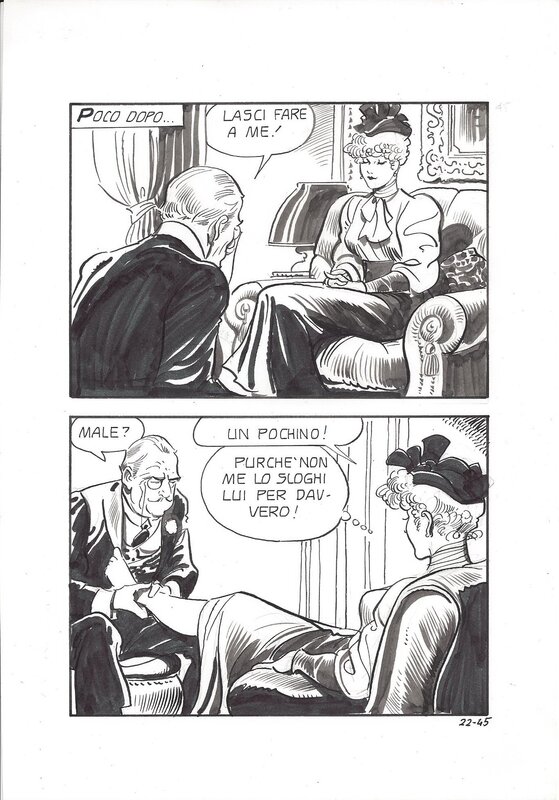 Casino #22 p45 par Leone Frollo - Planche originale