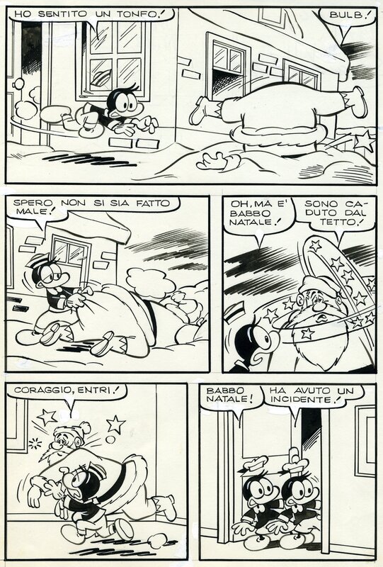 Sandro Dossi, Chico et Babbo Natale - Comic Strip