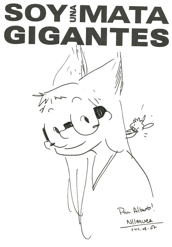 I kill giants par Ken Niimura - Dédicace