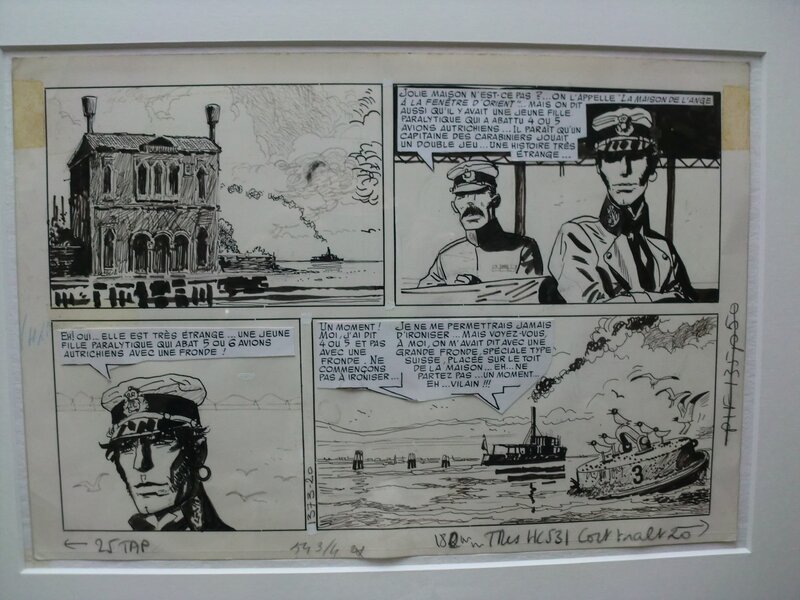 Hugo Pratt, Corto Maltese, L´ ange à la fenêtre d´ Orient page - Comic Strip