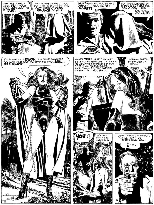 Stan Drake, Kelly Green La Flibuste de la BD page 39 - Planche originale