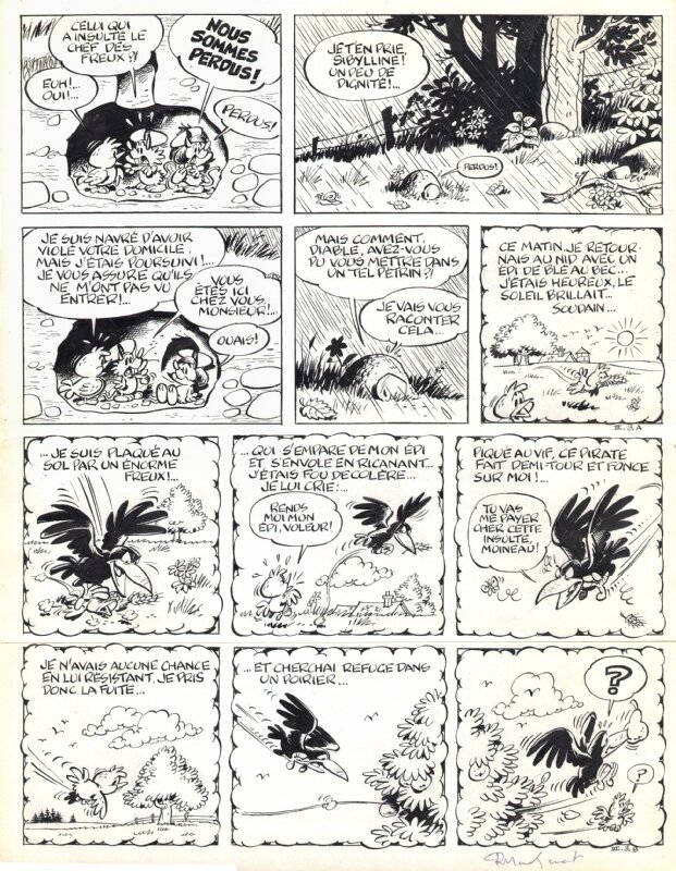 Raymond Macherot, Sibylline et la betterave - 1965 - Comic Strip