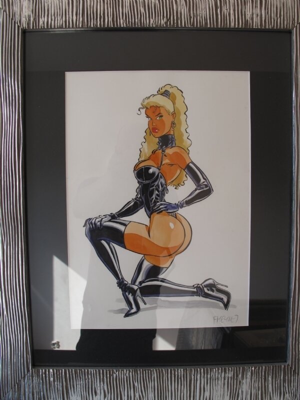 Pin-Up girl par Félix Meynet - Illustration originale