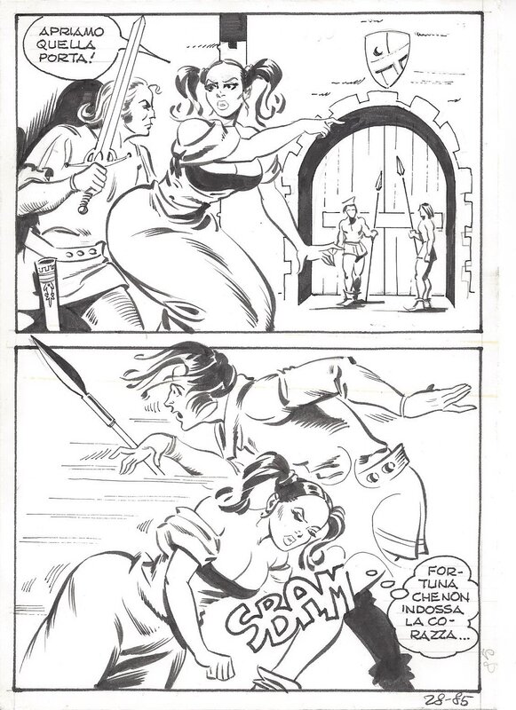 Maghella #28 P85 by Dino Leonetti - Comic Strip