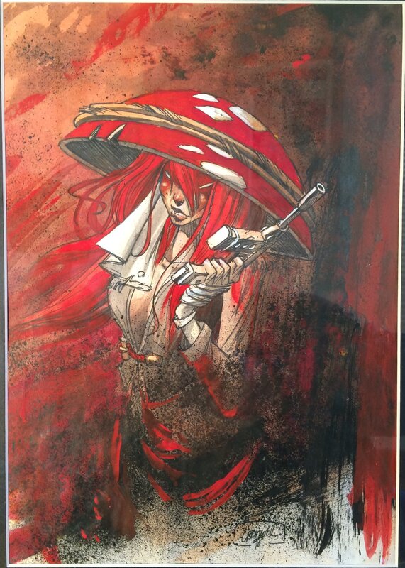 Anita Bomba par Cromwell - Illustration originale