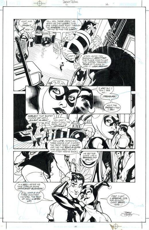 Terry Dodson, Harley Quinn - Issue 5 - PL 14 - Planche originale