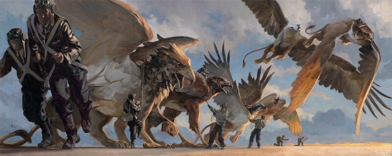 Flight Line par Greg Manchess - Illustration originale