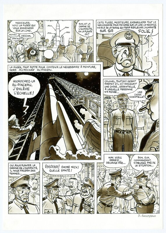 Daniel Goossens, Voyage au bout de la Lune - Page 15 - Comic Strip