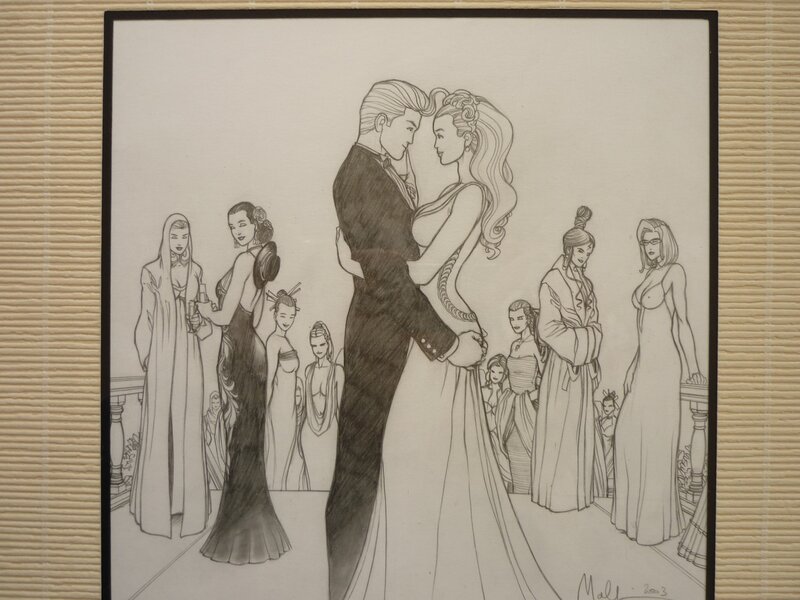 Mariage par Nicolas Malfin - Illustration originale