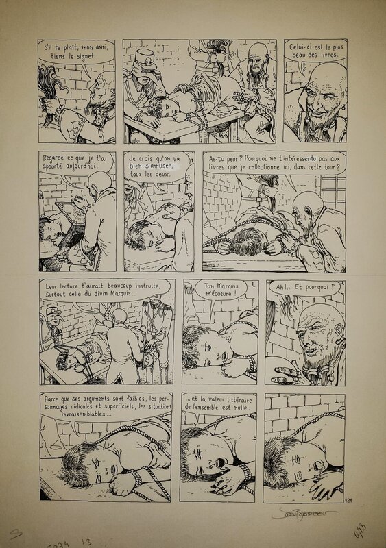 L'horloge T3 P32 par José Roosevelt - Planche originale