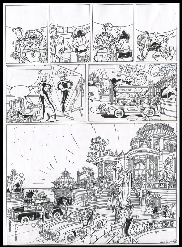Henk Kuijpers, Franka 9 : Moordende concurrentie - Comic Strip