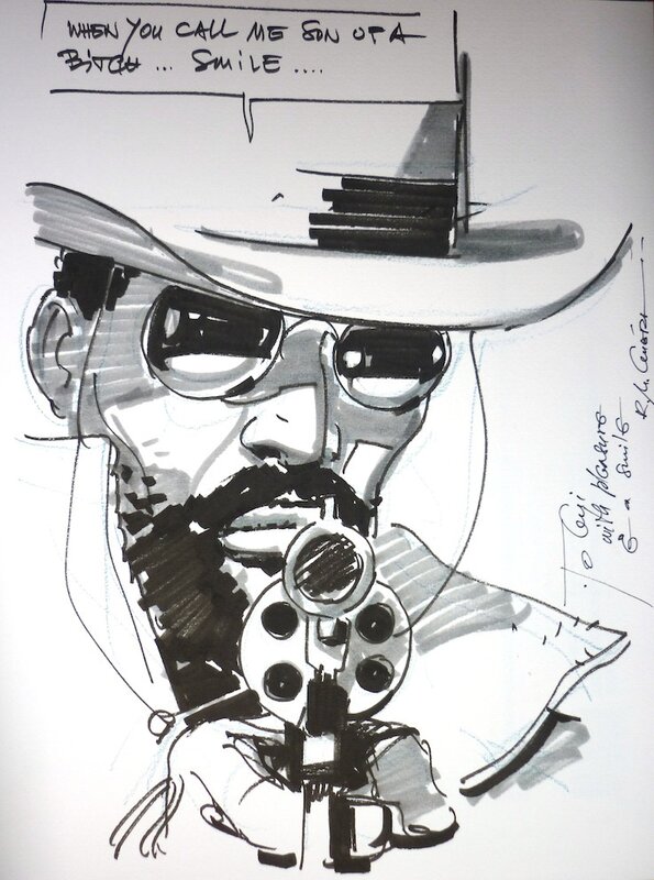 Django par R.M. Guéra - Sketch