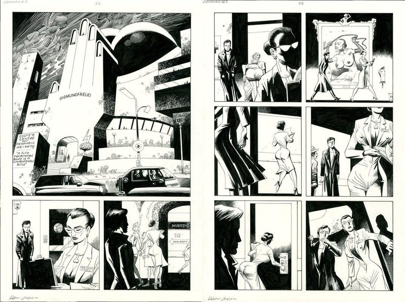 Kevin O'Neill, The league of extraordinary gentlemen 2009 - Planche originale