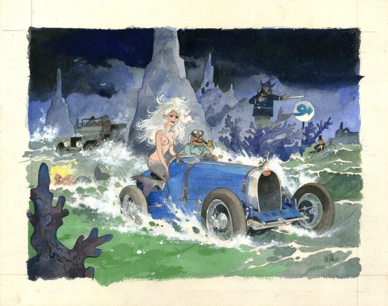 Autoworld par Will - Illustration originale