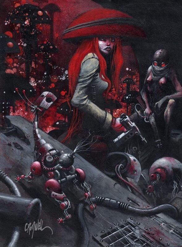 Cromwell, Anita Bomba et Rob-Crom 001 - Original Illustration
