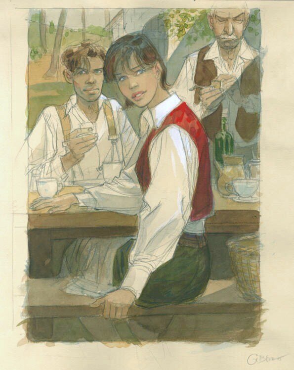 Le Sursis by Jean-Pierre Gibrat - Original Illustration