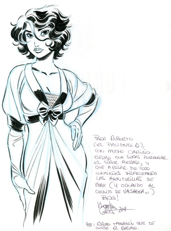 Montse Martín, Martín Montse, Curiosity Shop 1 (Max Prado) - Sketch