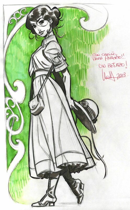 Montse Martín, Martín Montse, Curiosity Shop 2 (Max Prado) - Sketch