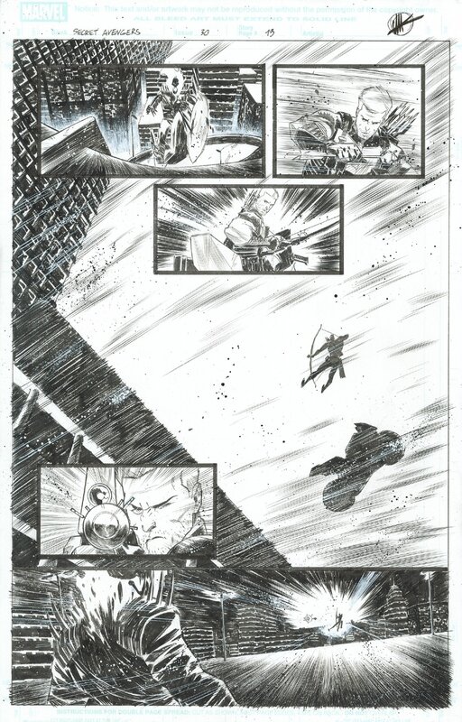 Matteo Scalera, Secret Avengers - Issue 30 - Comic Strip