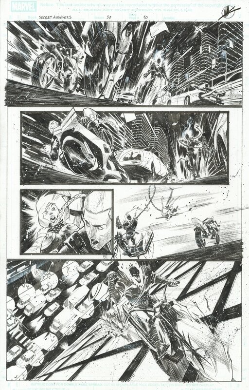 Matteo Scalera, Secret Avengers - Issue 30 - Comic Strip