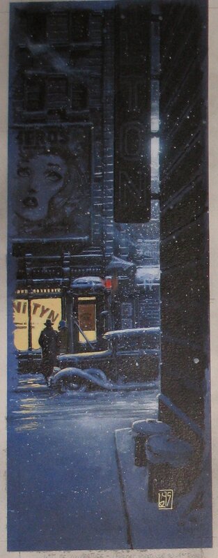 Olivier Ledroit, XOCO tome 2 - dos de couverture - Illustration originale