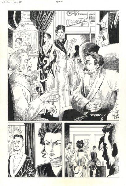 Kevin O'Neill, League of Extraordinary Gentlemen  Century 1910, page 10 - Comic Strip