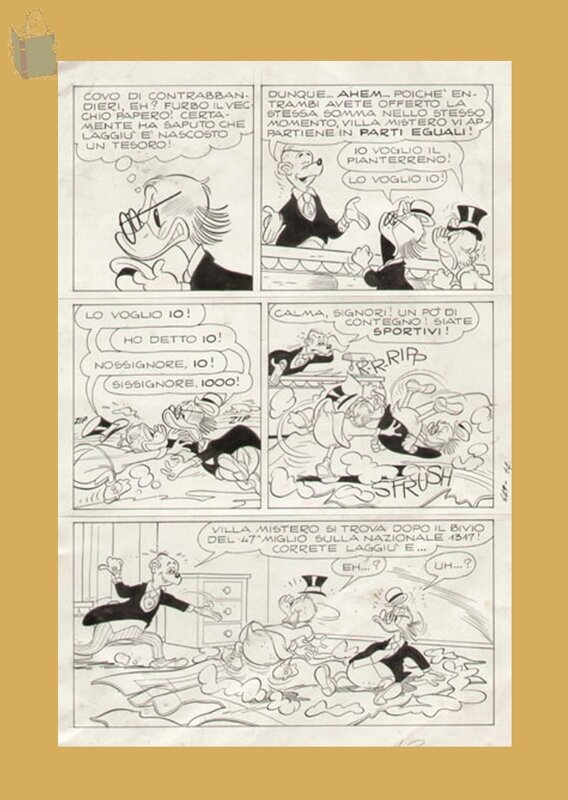 Donald DUCK par unknown - Planche originale