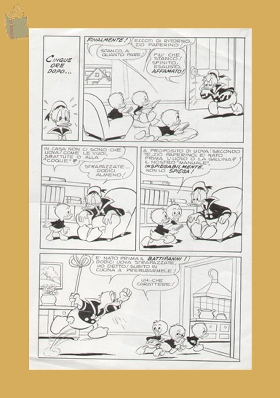 Donald DUCK par unknown - Planche originale