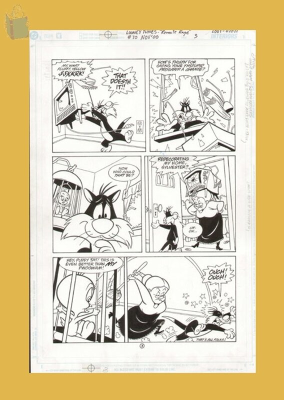 Titi et Sylvestre par unknown - Planche originale