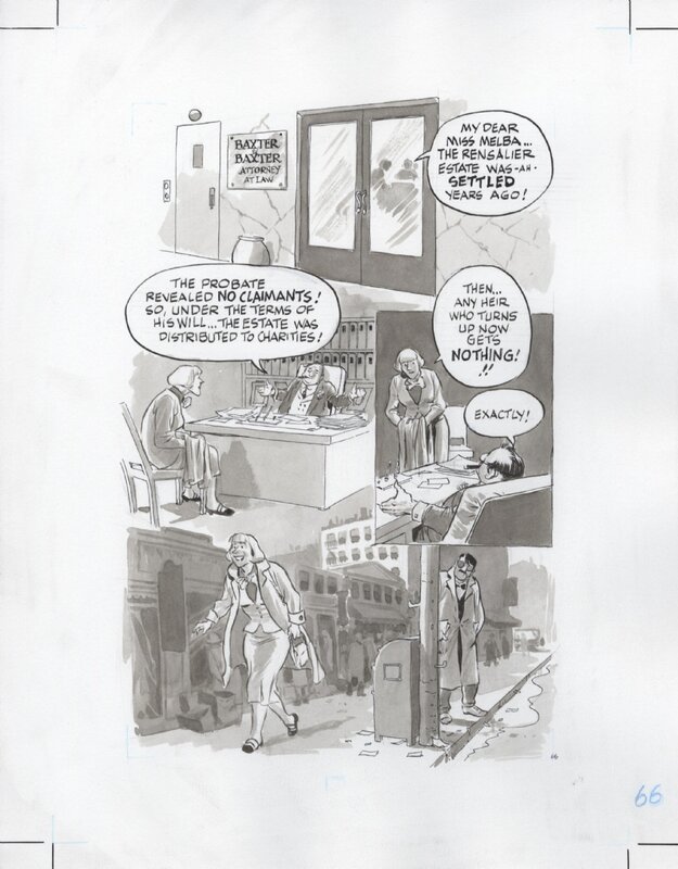 Minor Miracles par Will Eisner - Planche originale