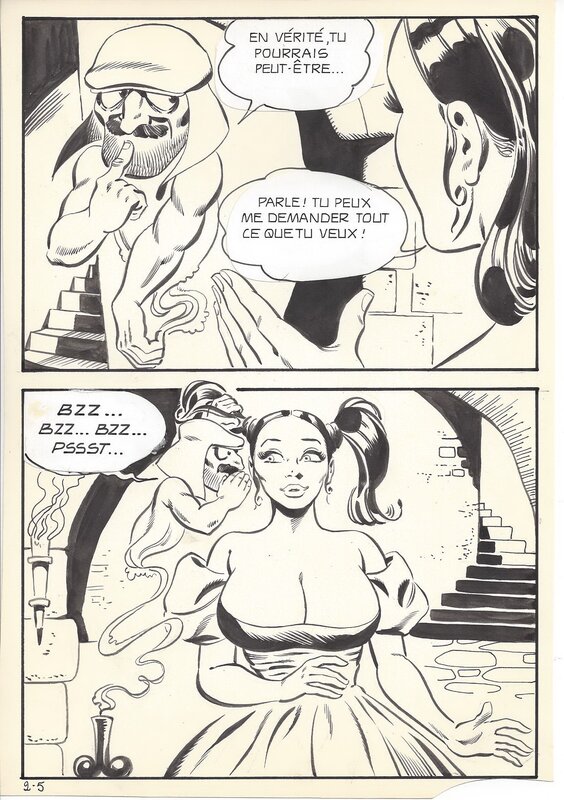 Maghella #2 P5 par Dino Leonetti - Planche originale