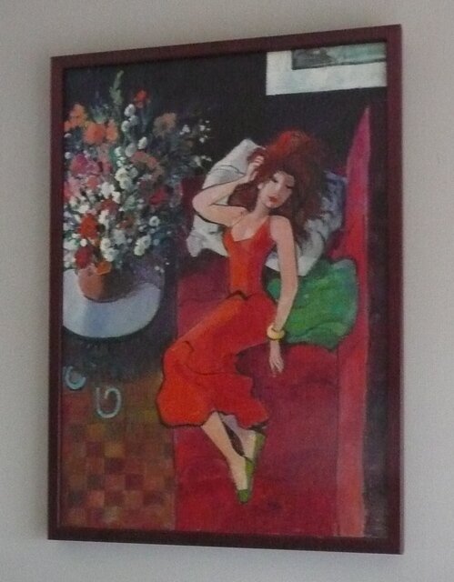 Femme en rouge par Will - Illustration originale
