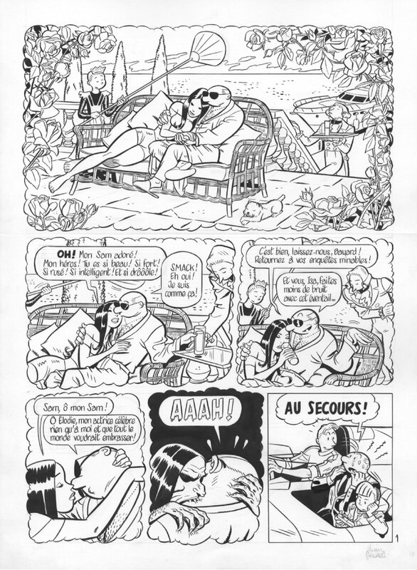 Olivier Schwartz, Les Enquêtes de l'inspecteur Bayard - Comic Strip